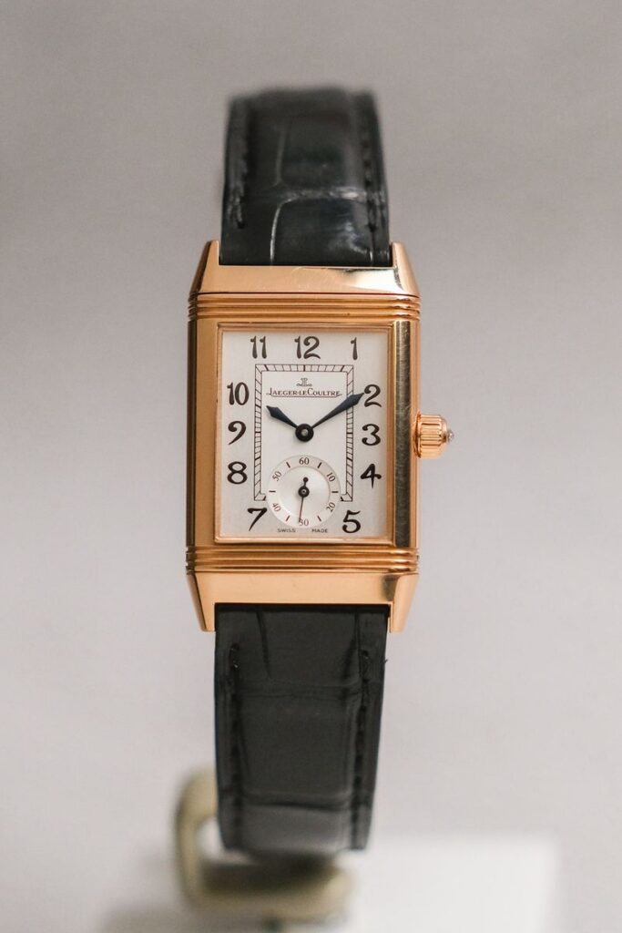 รับซื้อนาฬิกา JaegerLeCoultre Reverso Duetto 18K Rose Gold Diamond 23 mm