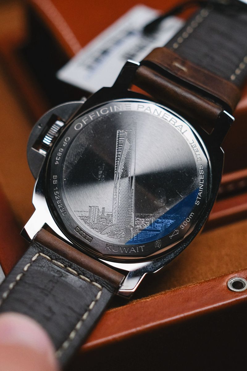 นาฬิกามือสอง PANERAI LUMINOR MARINA Acciaio “Al Hamra Tower” PAM457 Special Boutique Edition