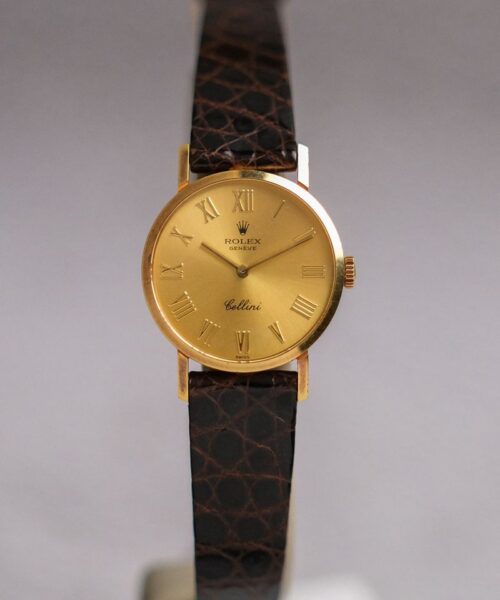 รับซื้อนาฬิกา Rolex Cellini 18k Gold Vintage
