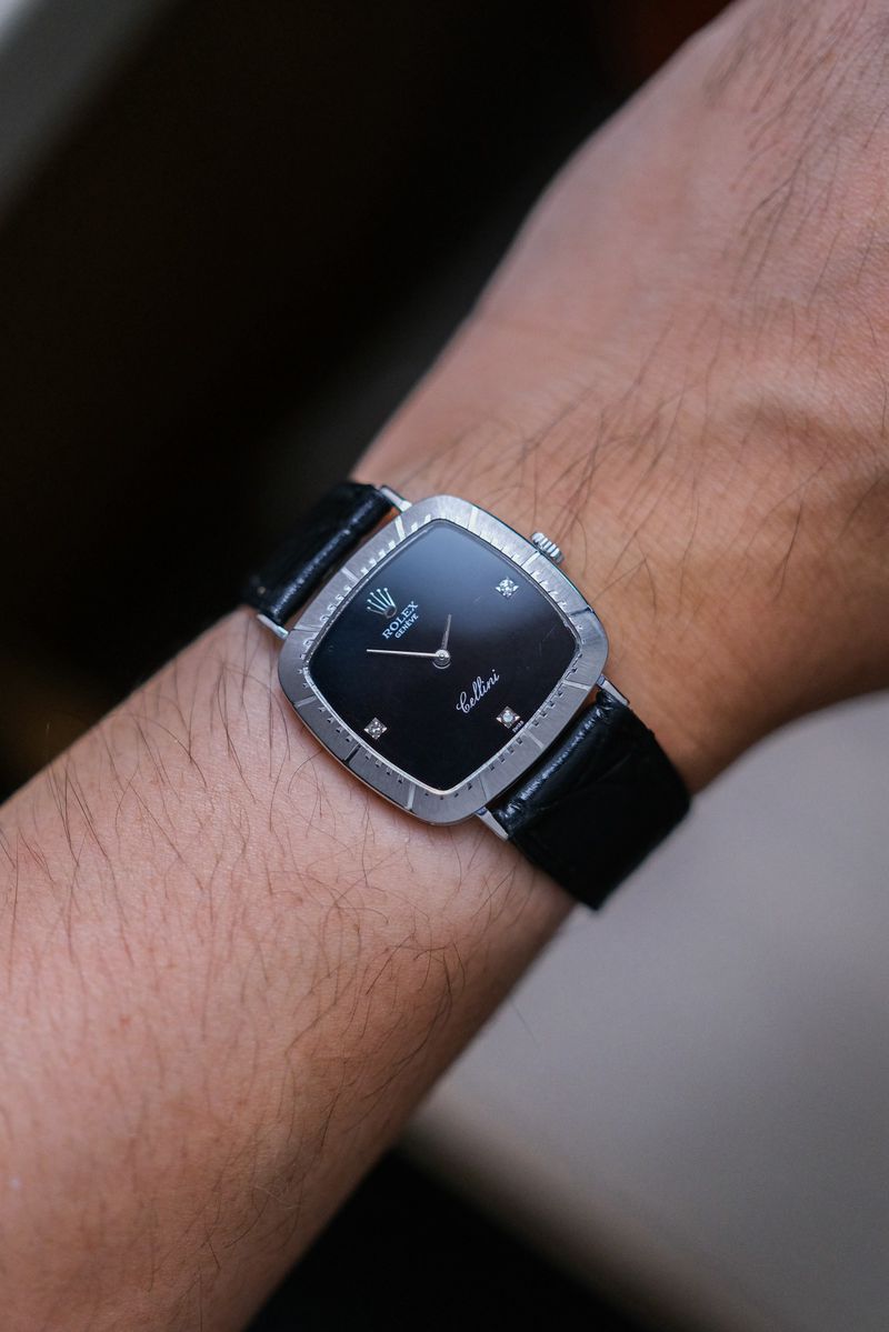 นาฬิกาของแท้ Rolex Cellini Ref. 4084 White Gold Diamond