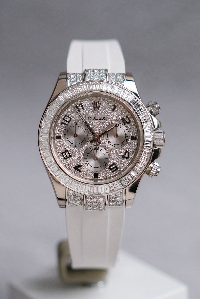 Rolex Daytona 18K White Gold Diamond (3)
