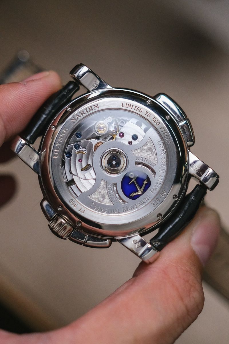 ร้านนาฬิกา Ulysse Nardin SAN MARCO GMT Perpetual Calendar PT950 (Ref. 329-60)