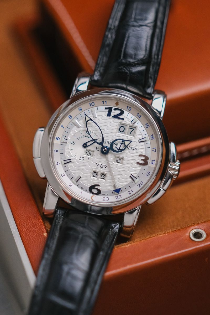 นาฬิกามือสอง Ulysse Nardin SAN MARCO GMT Perpetual Calendar PT950 (Ref. 329-60)