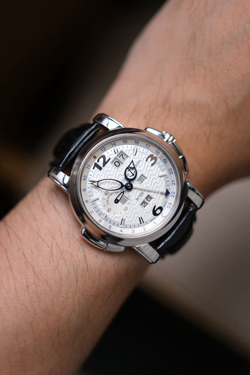 ขายนาฬิกา Ulysse Nardin SAN MARCO GMT Perpetual Calendar PT950 (Ref. 329-60)