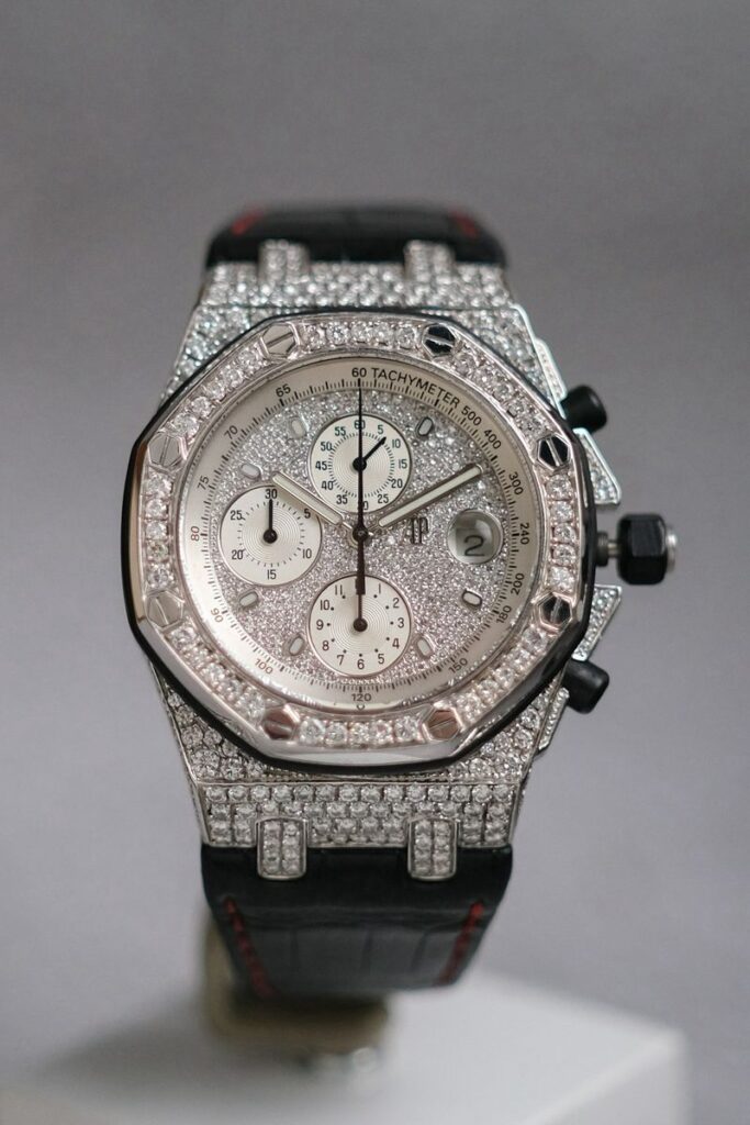ร้านนาฬิกา Audemars Piguet Royal Oak Offshore Diamond Pave (After Setting)