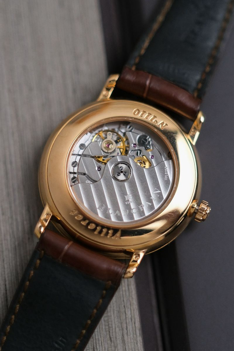 รับซื้อนาฬิกา Blancpain Villeret Dual Time Zone 18K Rose Gold
