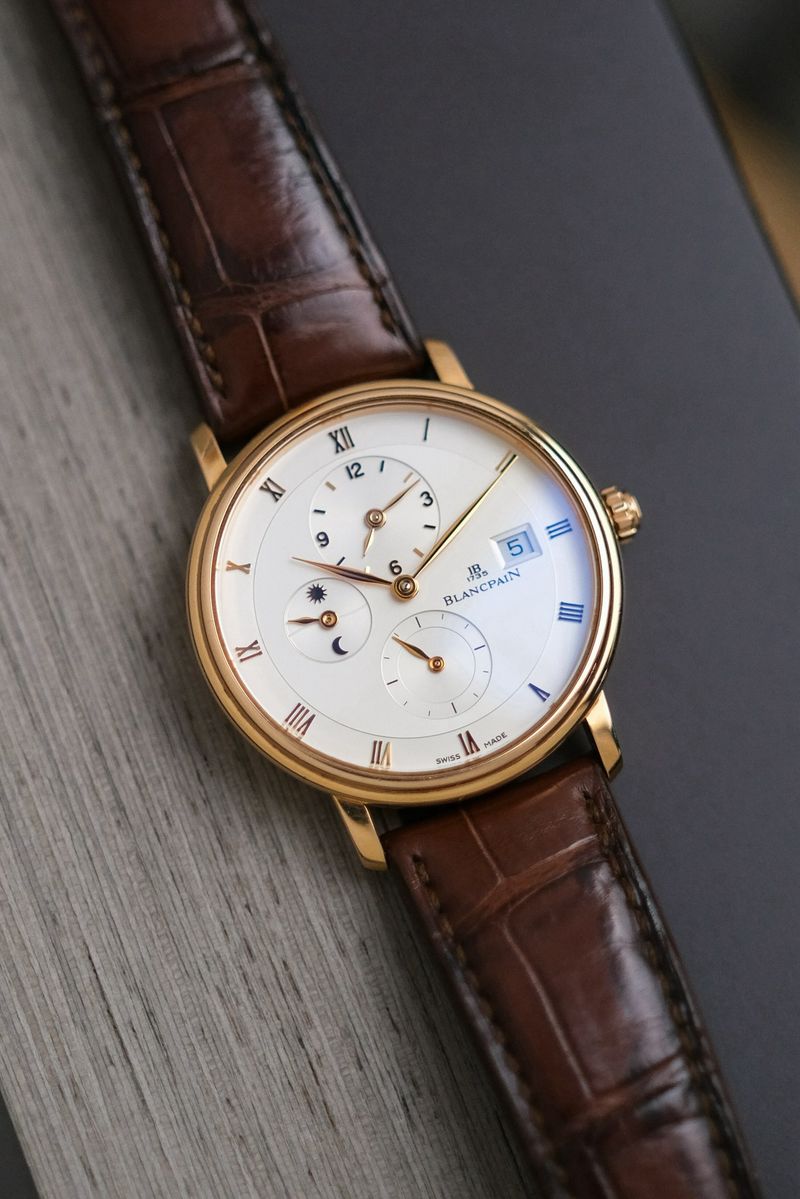 นาฬิกามือสอง Blancpain Villeret Dual Time Zone 18K Rose Gold