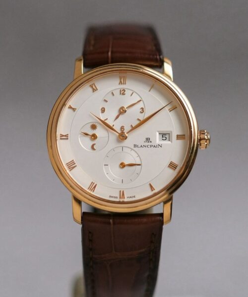 นาฬิกา Blancpain Villeret Dual Time Zone 18K Rose Gold