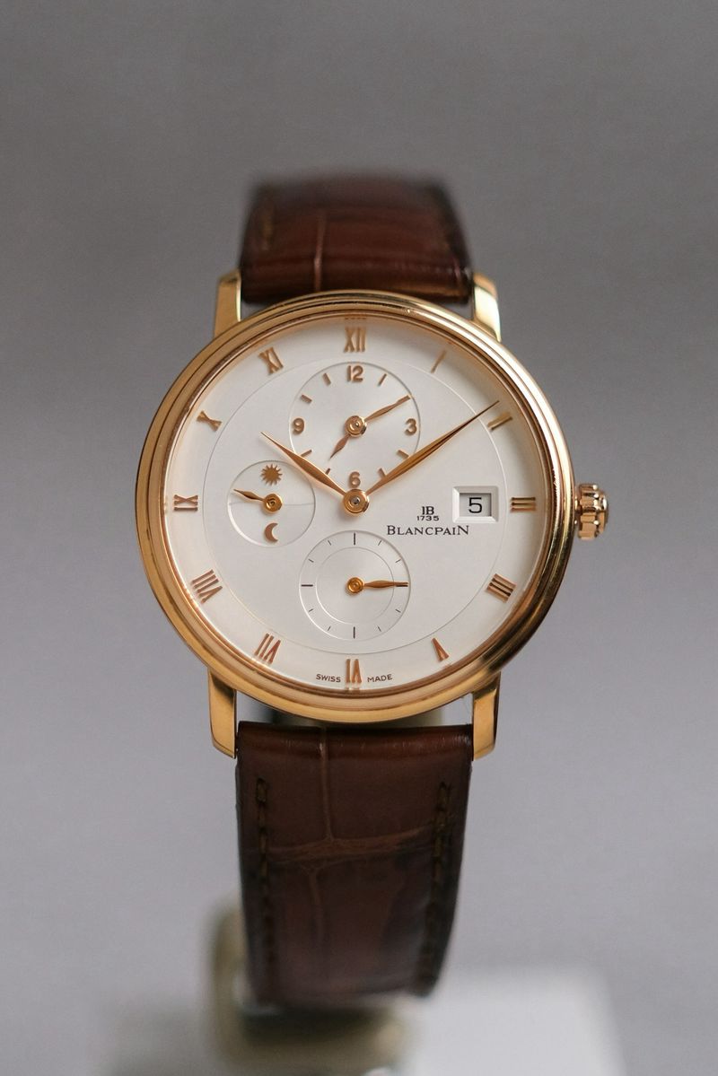 นาฬิกา Blancpain Villeret Dual Time Zone 18K Rose Gold