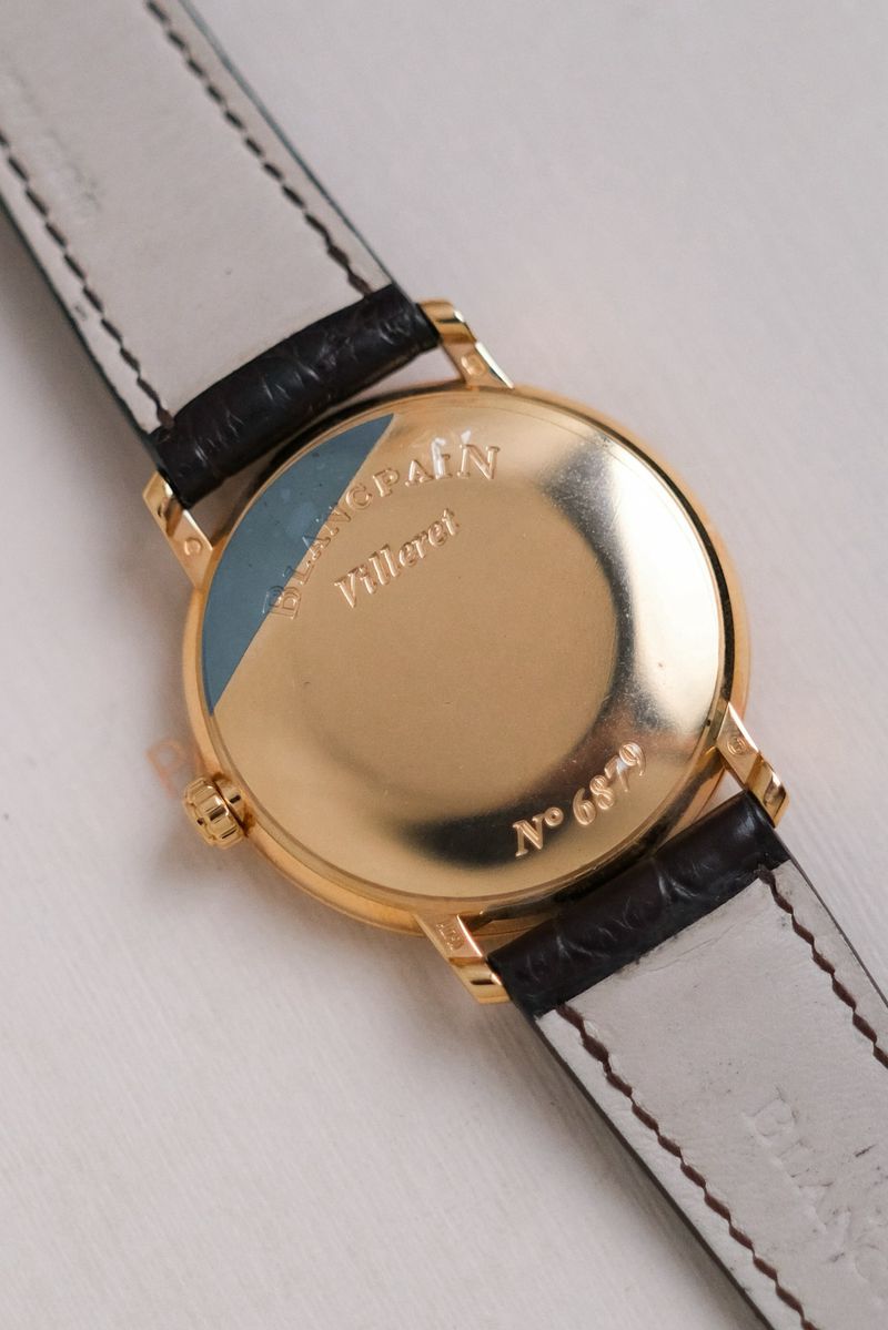 ขายนาฬิกา Blancpain Villeret Ultraplate 18K Rose Gold 6223-3642-55