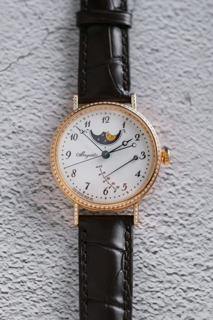 ร้านนาฬิกา Breguet Classique Moonphase Power Reserve Diamond 8788BR29986DD00