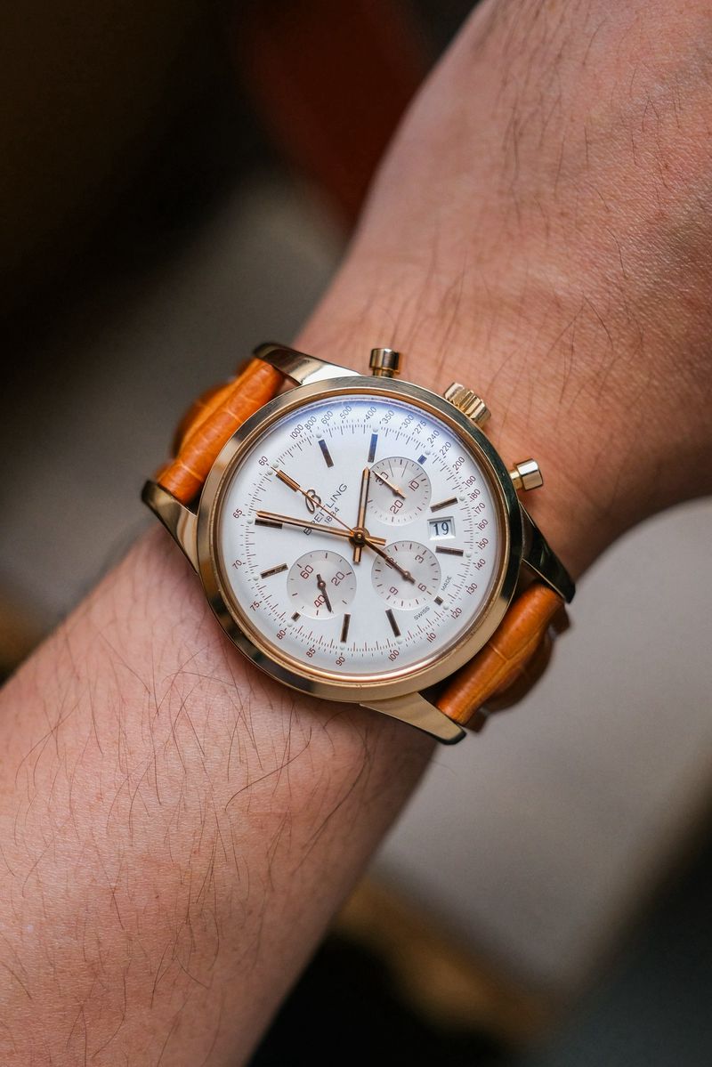 ขายนาฬิกา Breitling TransOcean Chronograph 18K Rose Gold