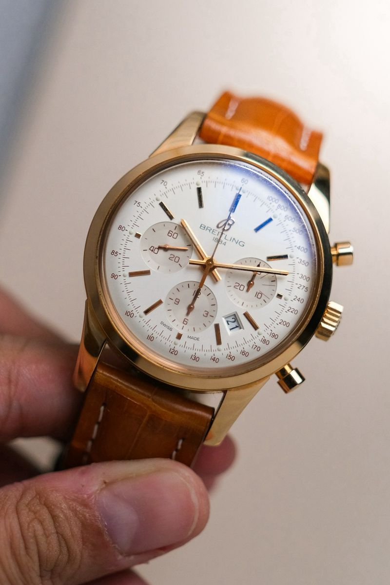 นาฬิกา Breitling TransOcean Chronograph 18K Rose Gold