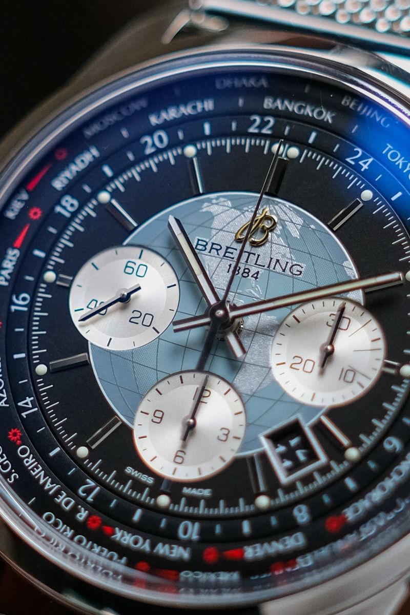 ร้านนาฬิกา Breitling Transocean Chronograph Unitime AB0510U4BB62