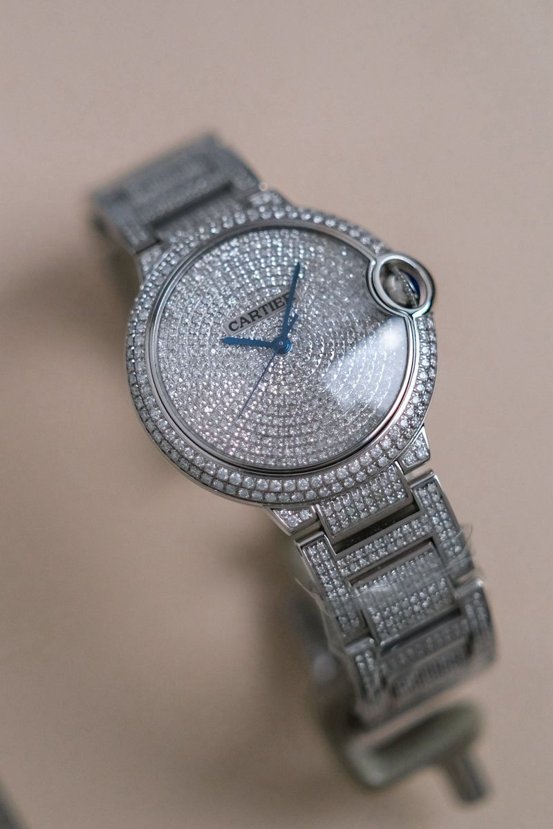 Cartier Ballon Bleu 36 mm Diamond Paved Dial (1)