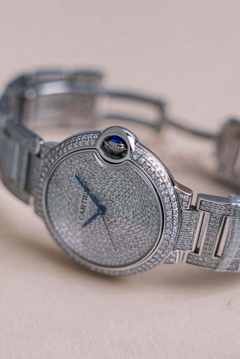 Cartier Ballon Bleu 36 mm Diamond Paved Dial (4)