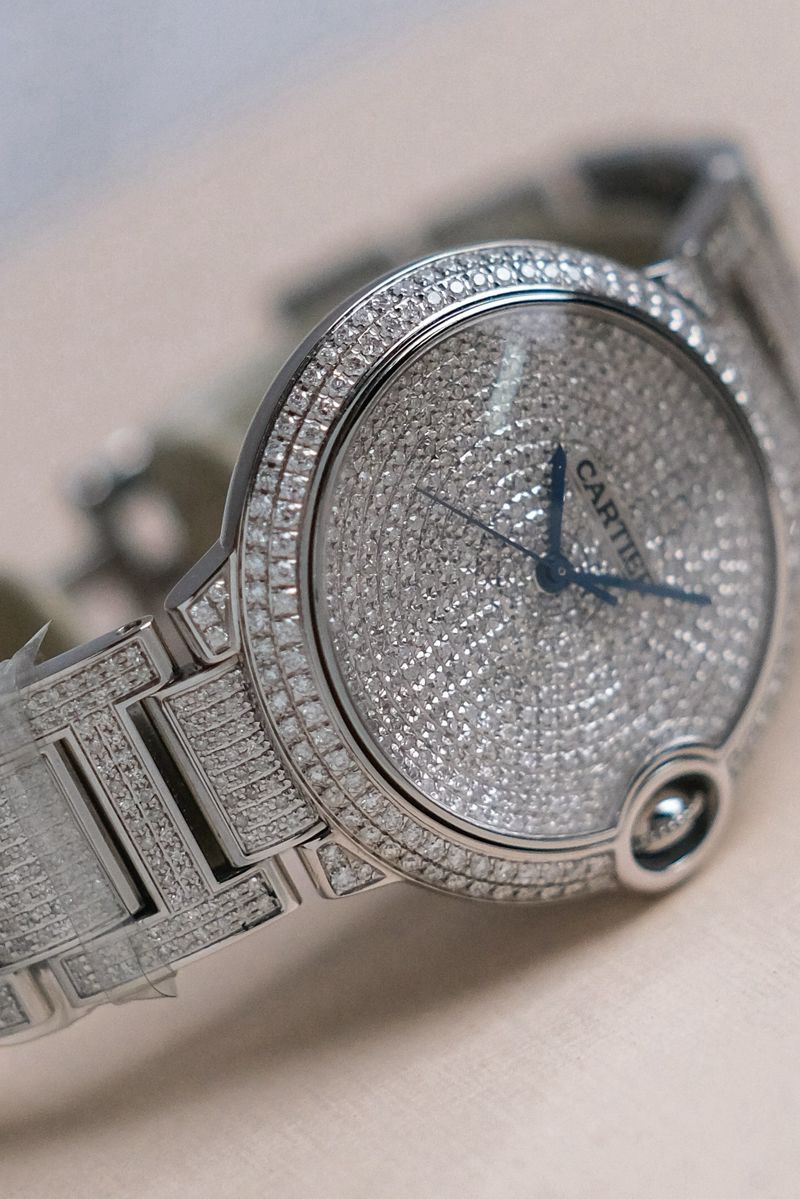 Cartier Ballon Bleu 36 mm Diamond Paved Dial (5)