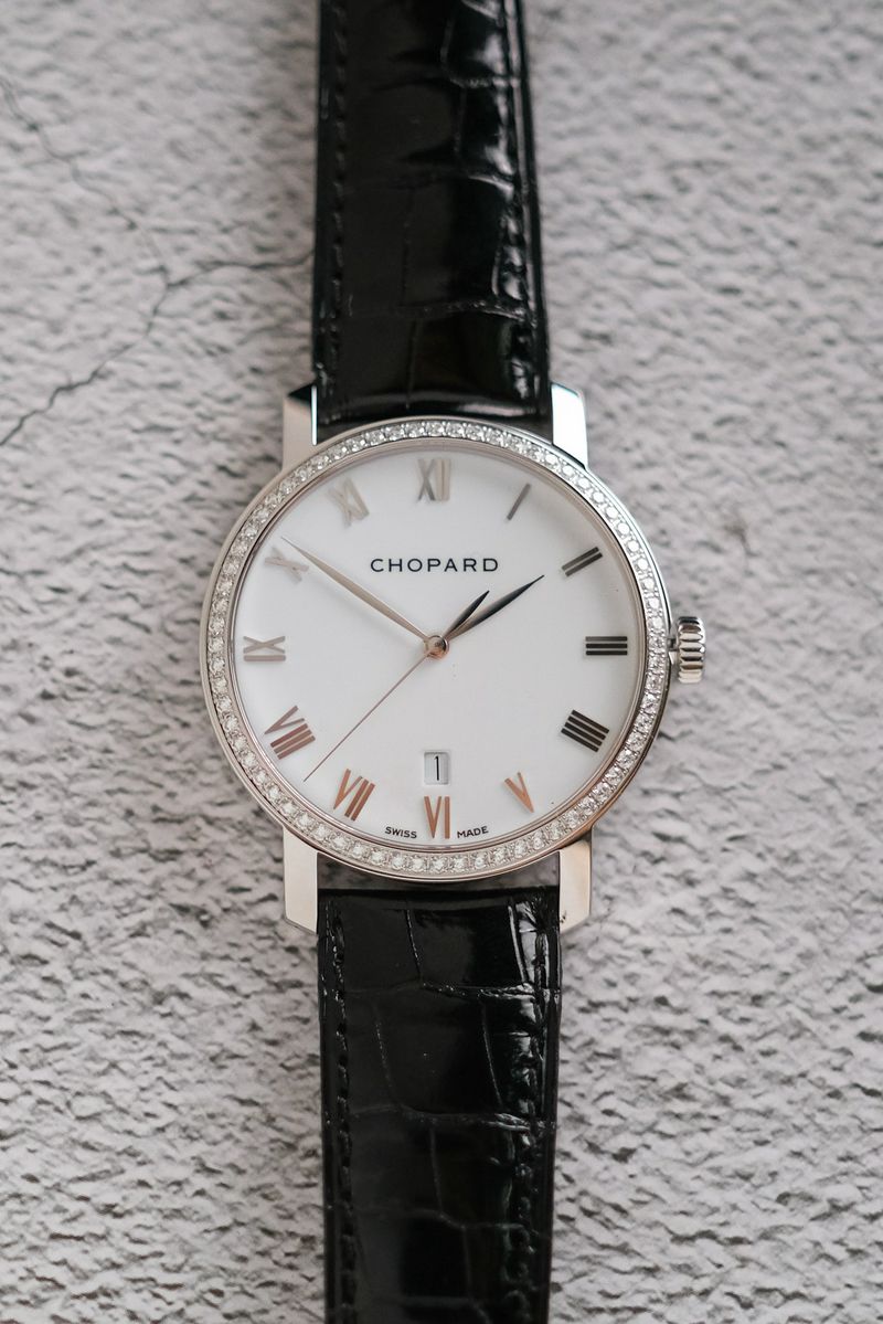 ร้านนาฬิกา Chopard Classic 18K White Gold Diamond 171278-1001