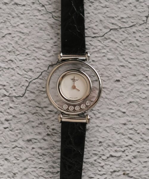 ขายนาฬิกา Chopard Happy Diamonds 18K White Gold