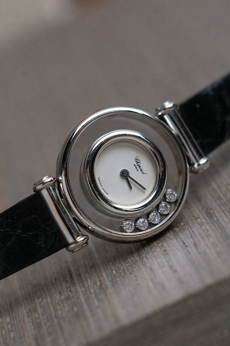 นาฬิกา Chopard Happy Diamonds 18K White Gold