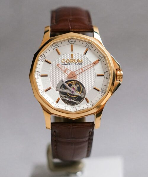 Corum Admirals Cup Legend Flying Tourbillon 18K Rose Gold