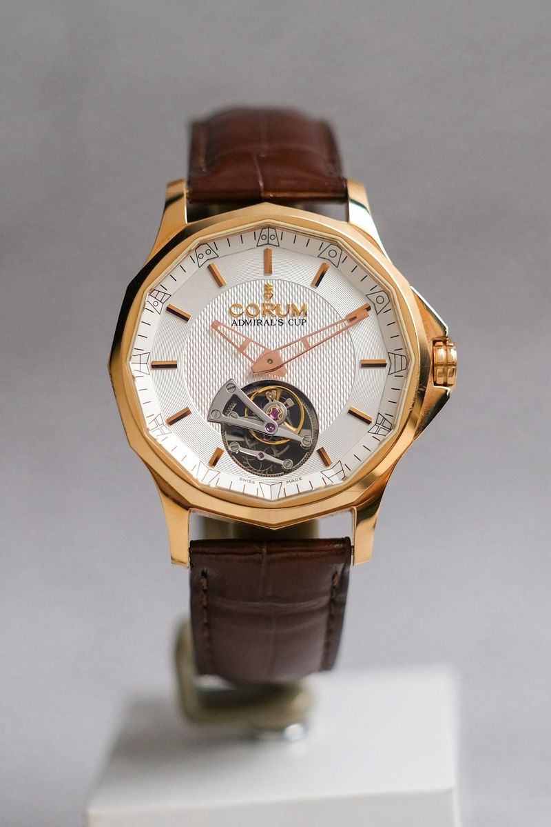 Corum Admirals Cup Legend Flying Tourbillon 18K Rose Gold (5)