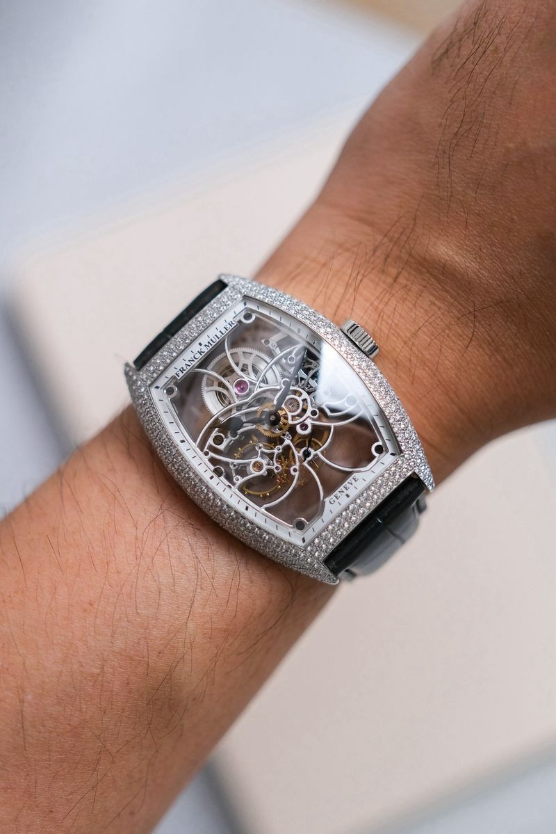 นาฬิกามือสอง Franck Muller Cintrée Curvex Skeleton Diamond (8880 B S6 SQT D)