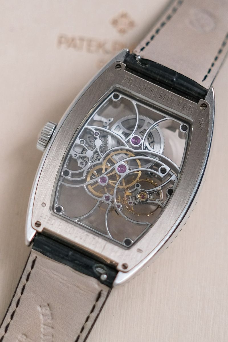 ร้านนาฬิกา Franck Muller Cintrée Curvex Skeleton Diamond (8880 B S6 SQT D)