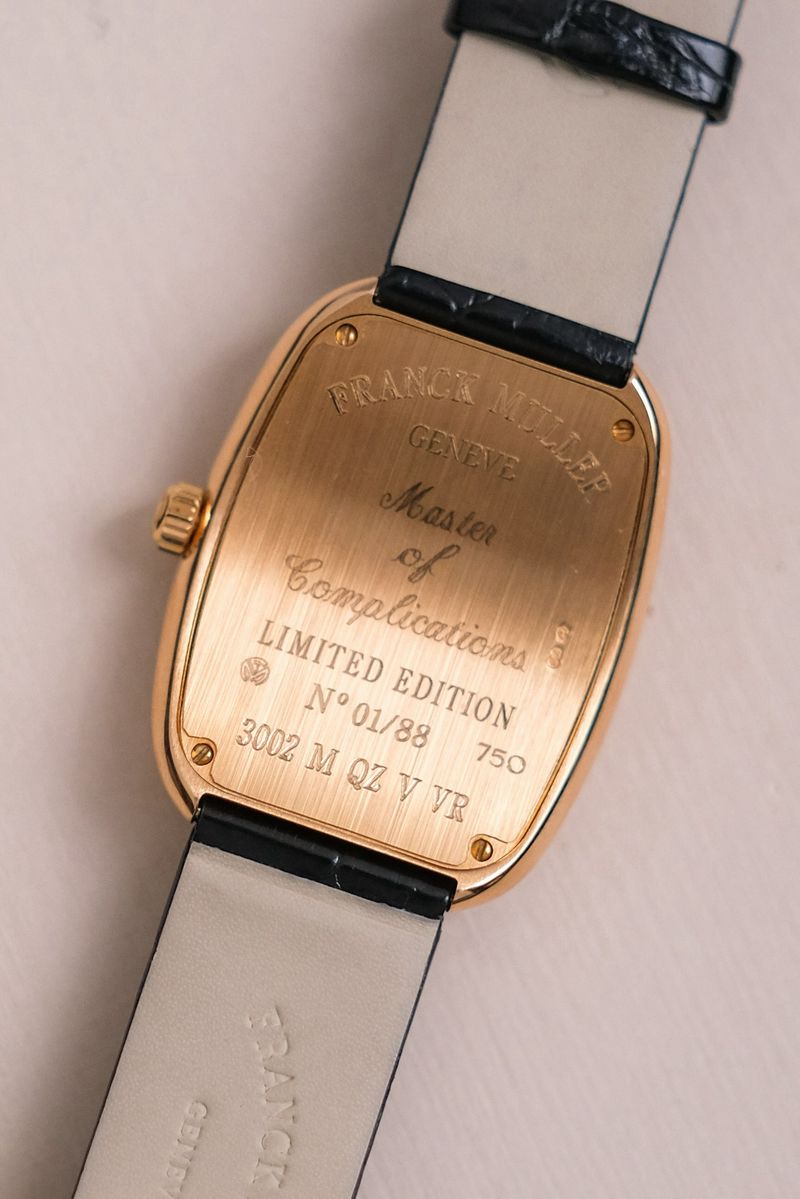 ขายนาฬิกา Franck Muller Galet 18K Rose Gold Full Diamond 3002 M QZ V VR