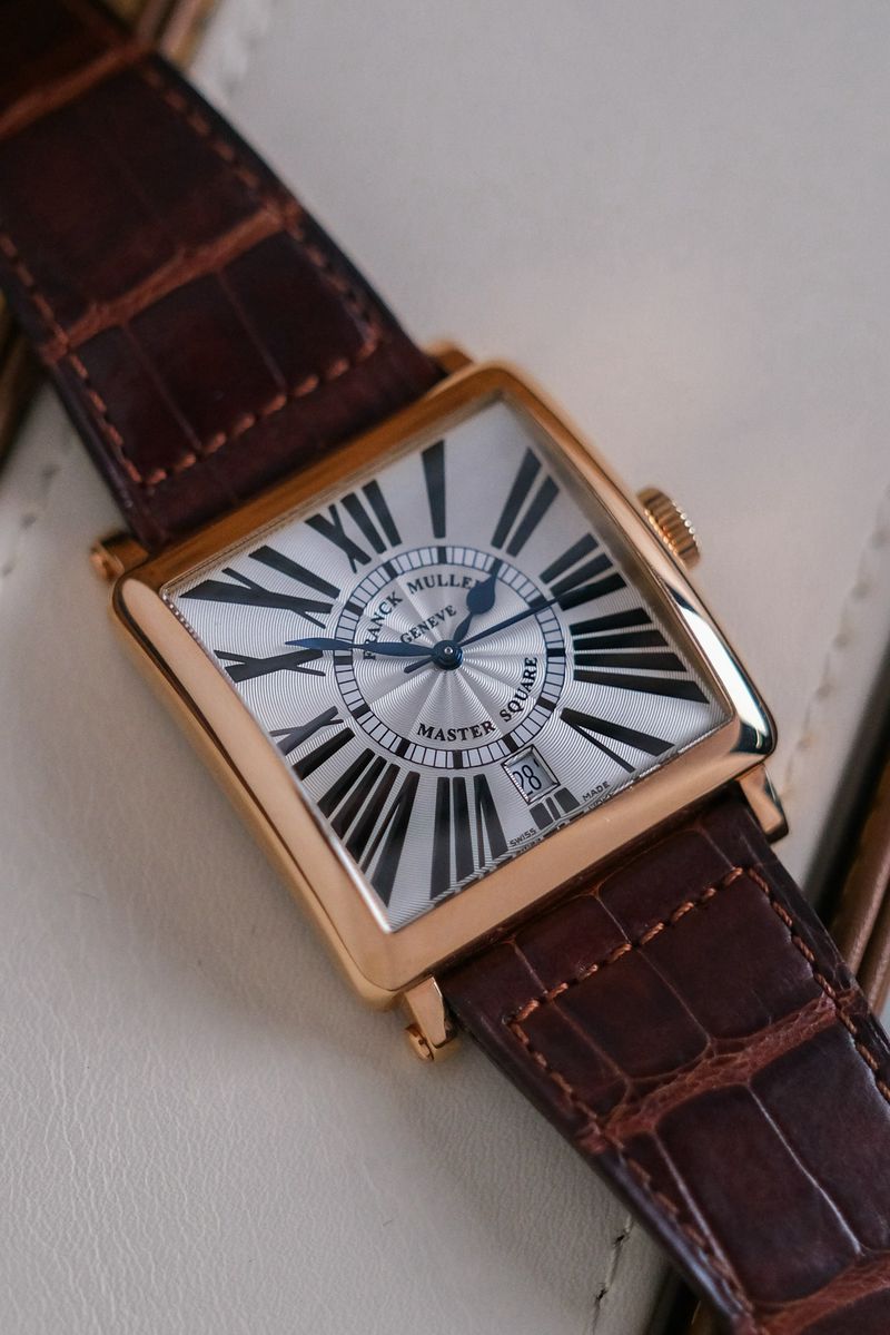 นาฬิกามือสอง Franck Muller Master Square 18K Rose Gold Ref 6000 H SC DT