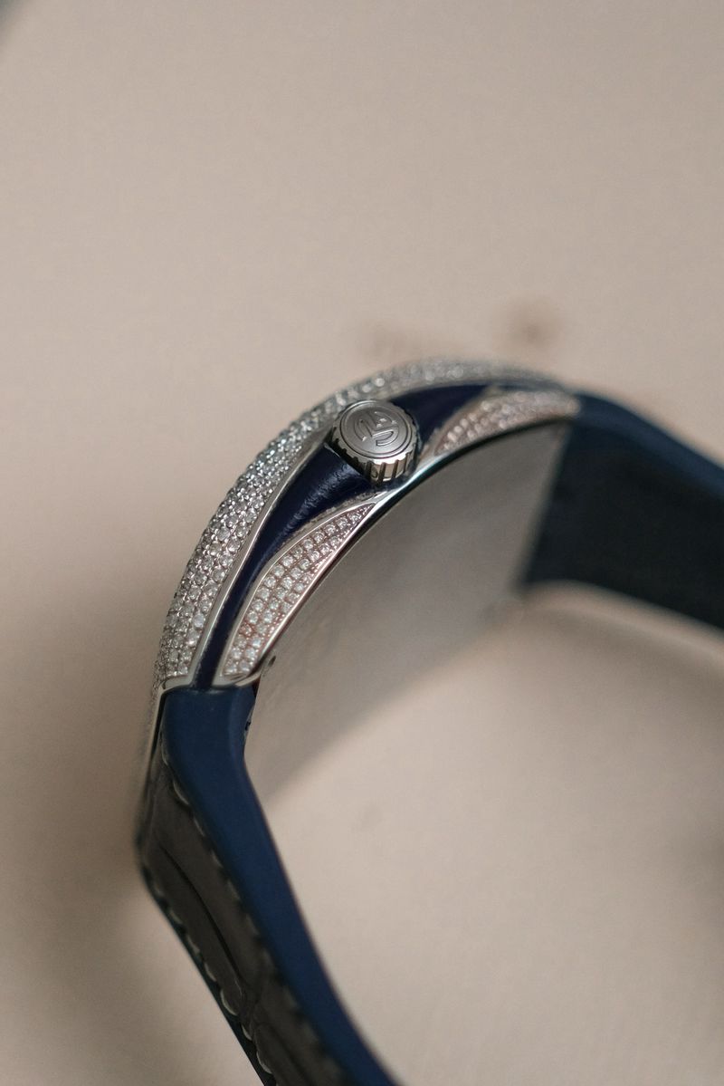 ขายนาฬิกา Franck Muller Vanguard Yachting Blue V41 Full Diamond
