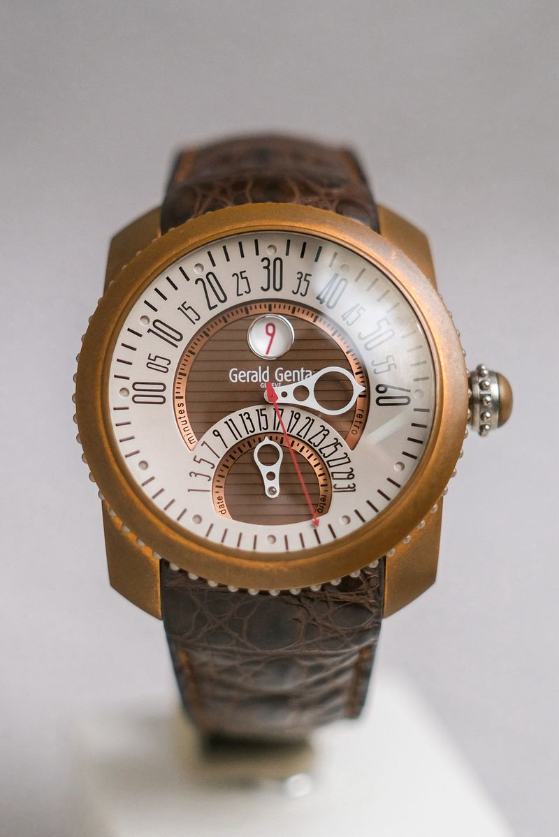 นาฬิกามือสอง Gerald Genta Gefica Bi Retro Bronze