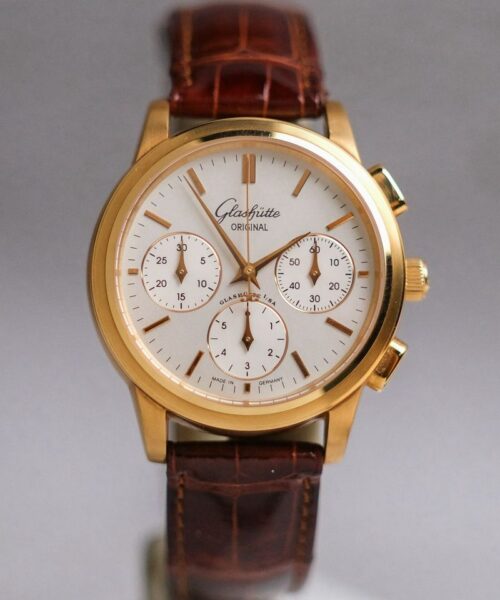 Glashütte Original Senator Klassik Chronograph 18K Rose Gold