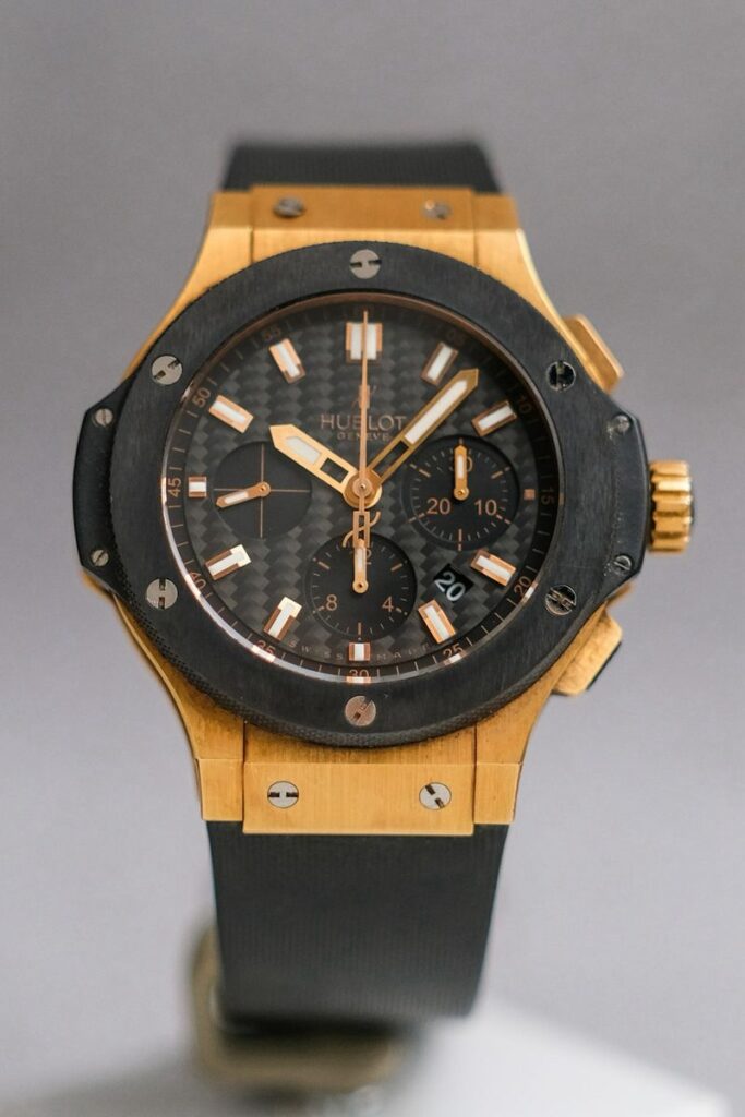 ร้านนาฬิกา Hublot Big Bang Chronograph 18K Rose Gold Kevlar