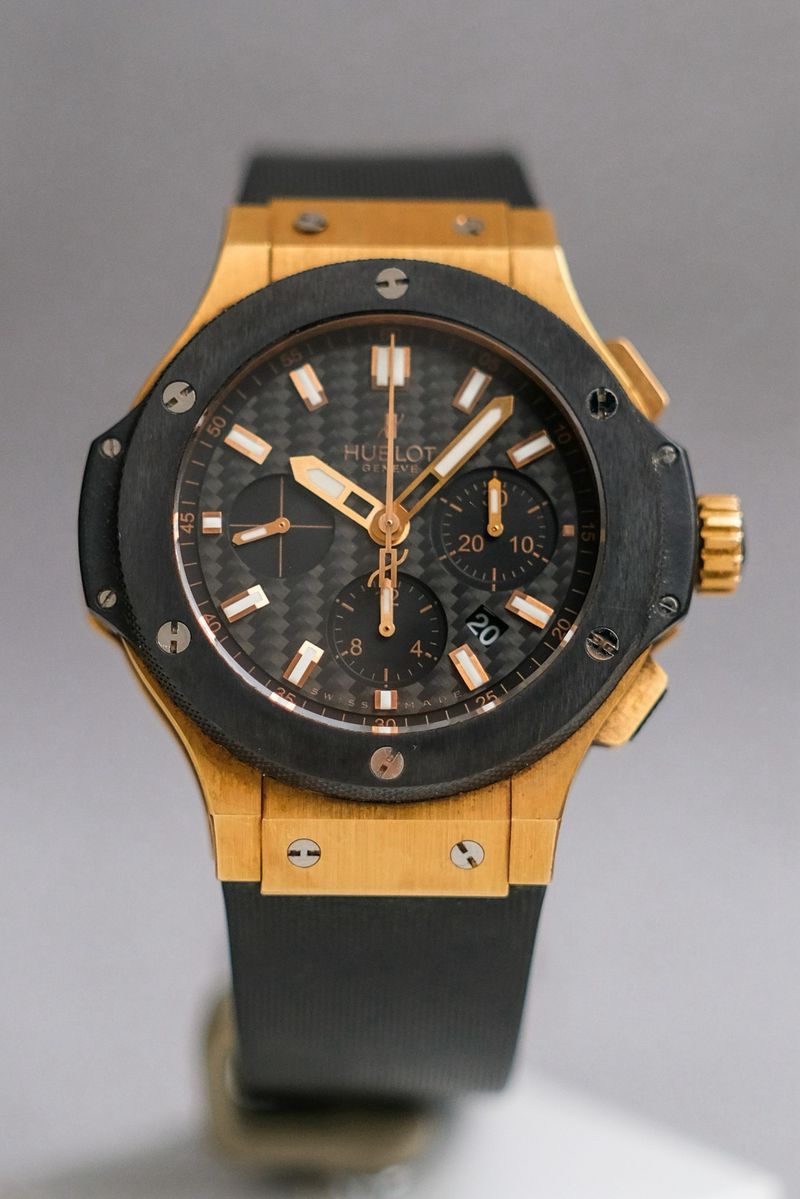 ร้านนาฬิกา Hublot Big Bang Chronograph 18K Rose Gold Kevlar