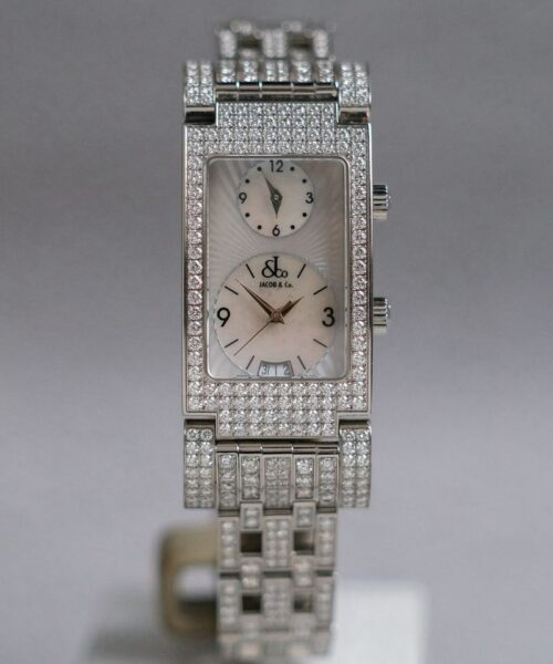 Jacob & Co Angel Dual Time MOP Full Diamond