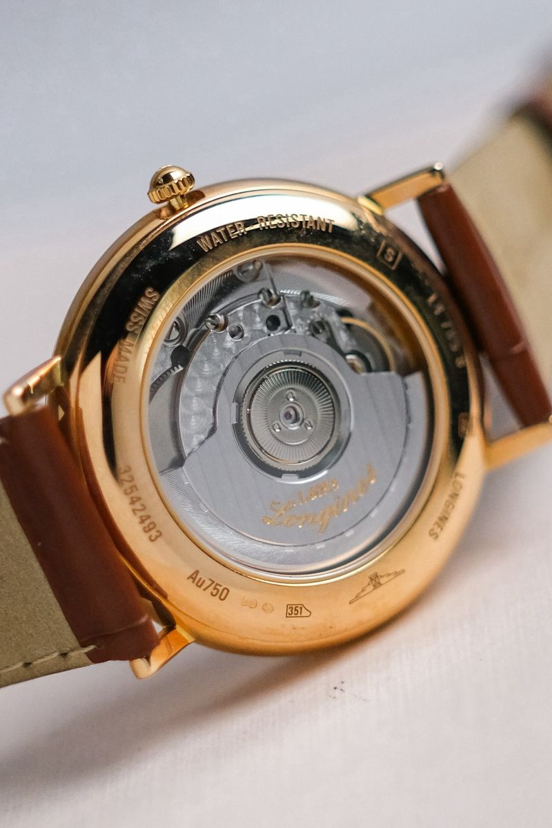ร้านนาฬิกา Longines Présence Heritage 18K Pink Gold L4.785.8.73