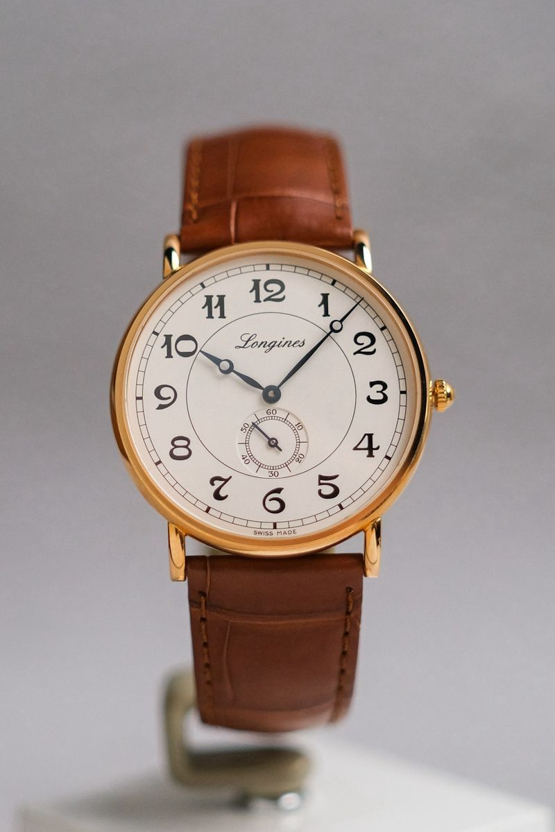 ขายนาฬิกา Longines Présence Heritage 18K Pink Gold L4.785.8.73