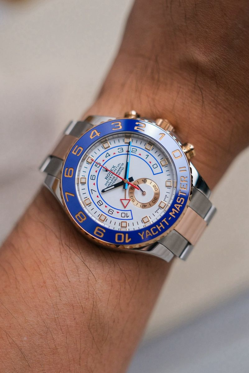 ROLEX YACHT MASTER II 2 tone 116681 (4)