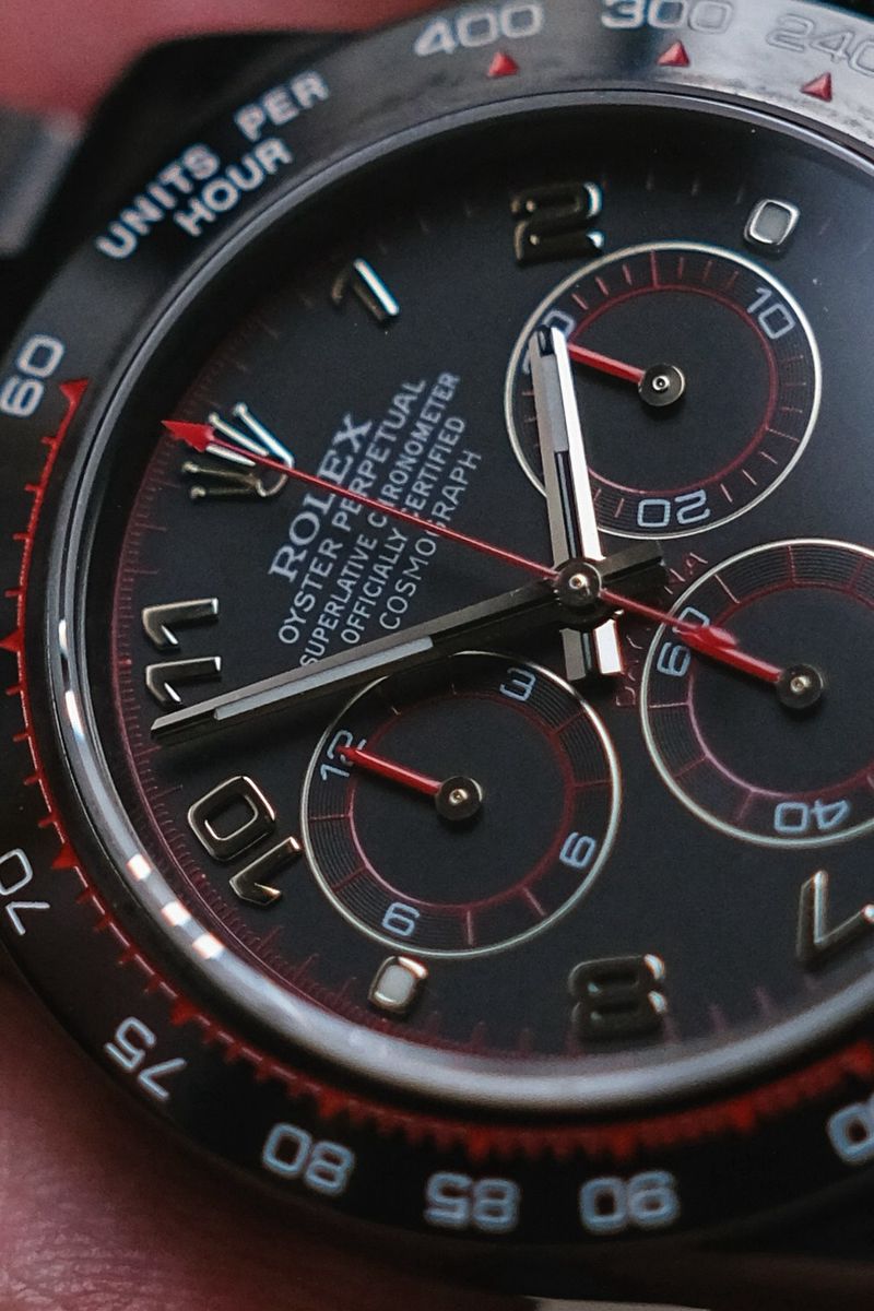 ขายนาฬิกา Rolex Cosmograph Daytona 116520 BlackRed Arabic Racing
