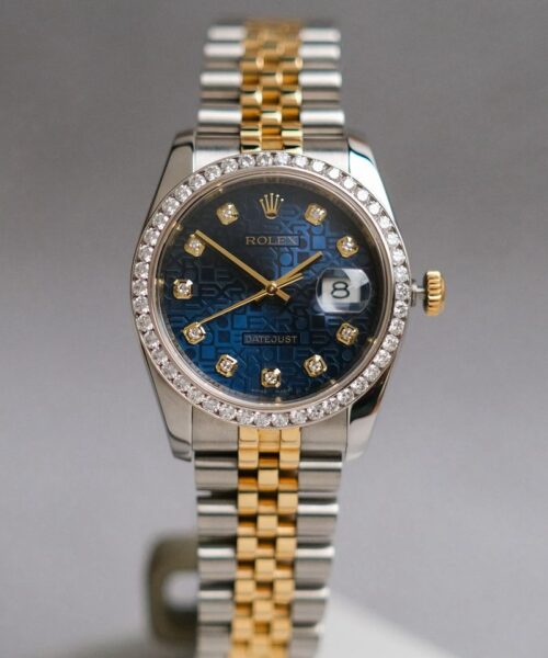 นาฬิกามือสอง Rolex Datejust 2 Tone Blue Company Dial 116233BLJD