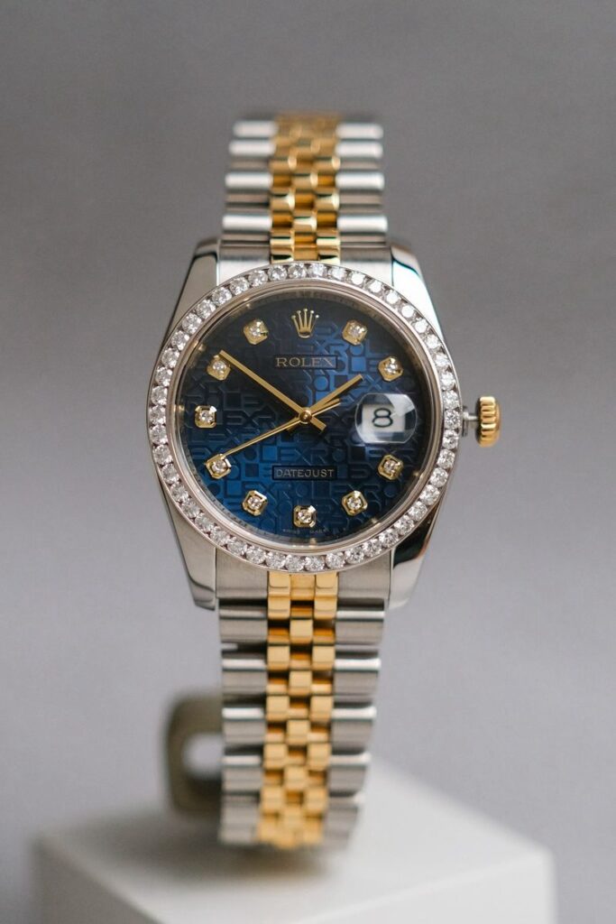 นาฬิกามือสอง Rolex Datejust 2 Tone Blue Company Dial 116233BLJD