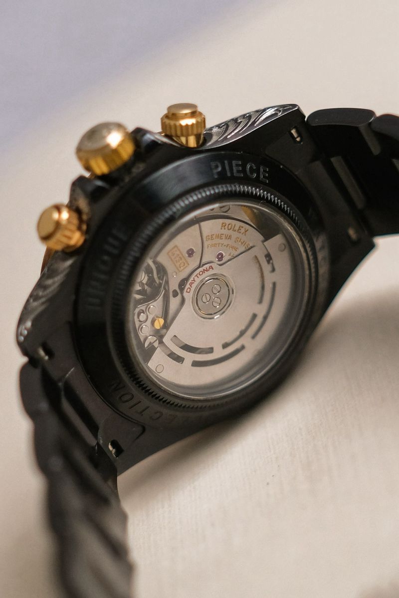 นาฬิกามือสอง Rolex Daytona WatchCraft Collection Unique Piece open case back shows automatic movement