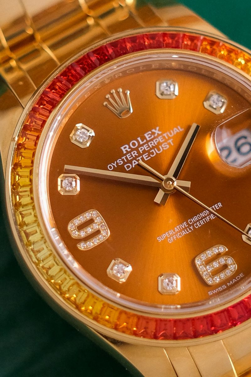 นาฬิกา Rolex Pearlmaster Full 18K Gold Ref 86348SAJOR
