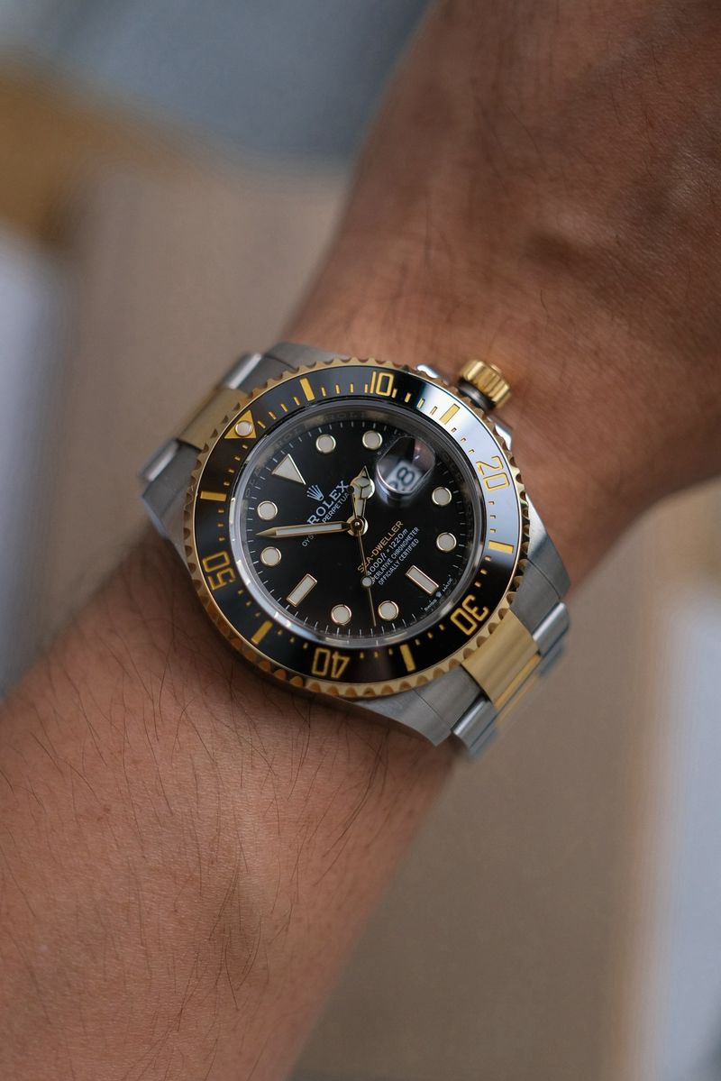 ขายนาฬิกา Rolex Sea-Dweller Two-Tone Yellow Gold 126603