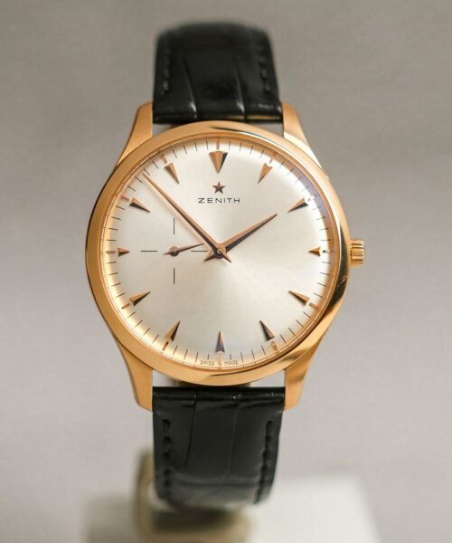 นาฬิกามือสอง Zenith Heritage Elite Ultra Thin 18K Rose Gold Ref 18.2010