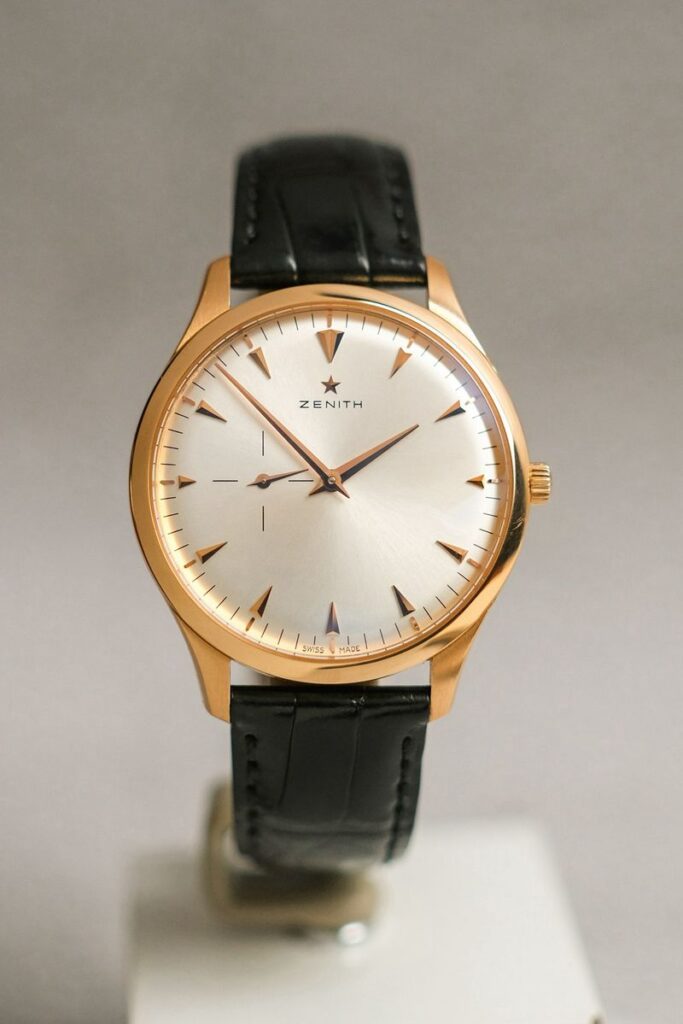 นาฬิกามือสอง Zenith Heritage Elite Ultra Thin 18K Rose Gold Ref 18.2010