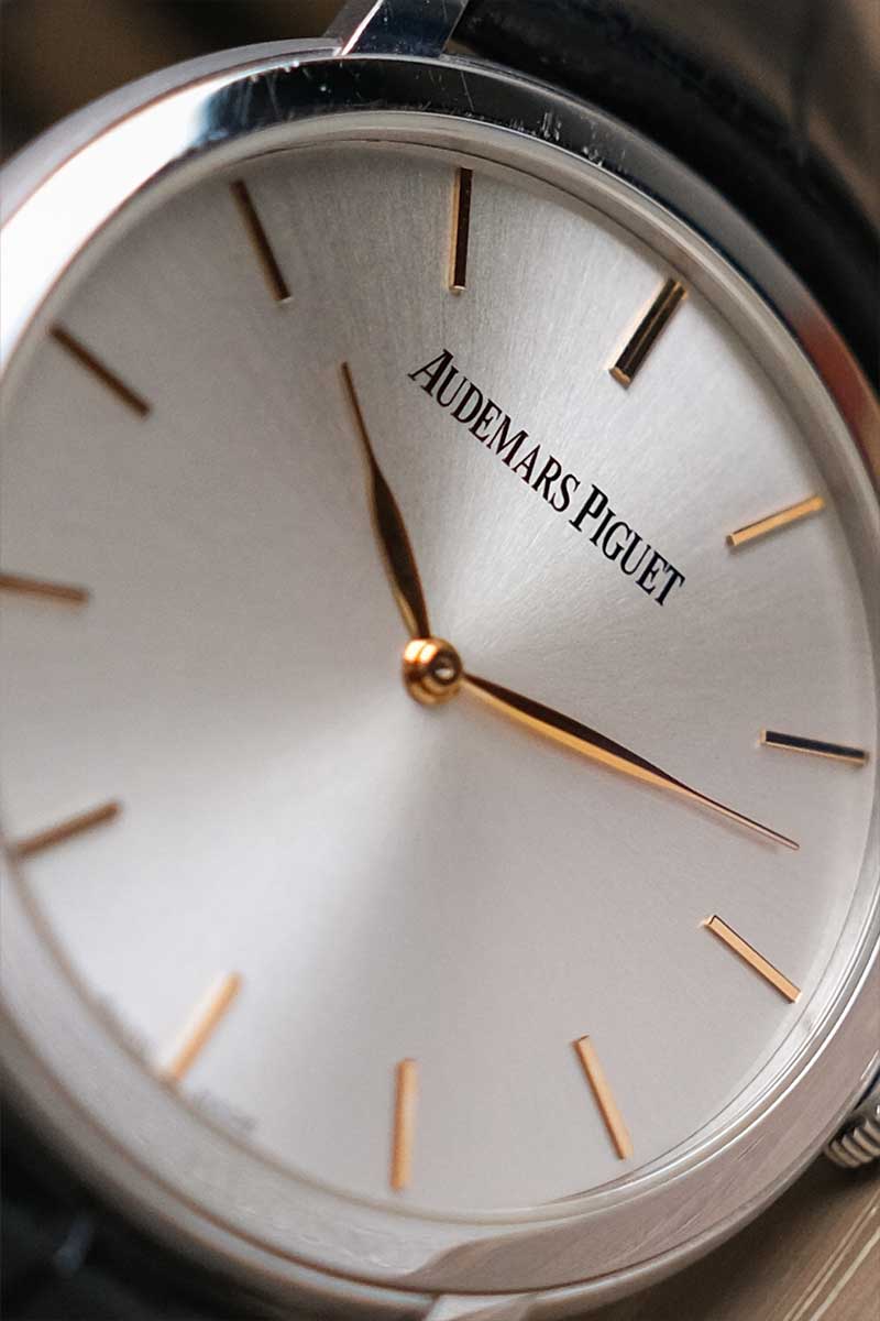 นาฬิกา Audemars Piguet Jules Audemars Extra-Thin 18K White Gold 15180OR.OO.A088CR