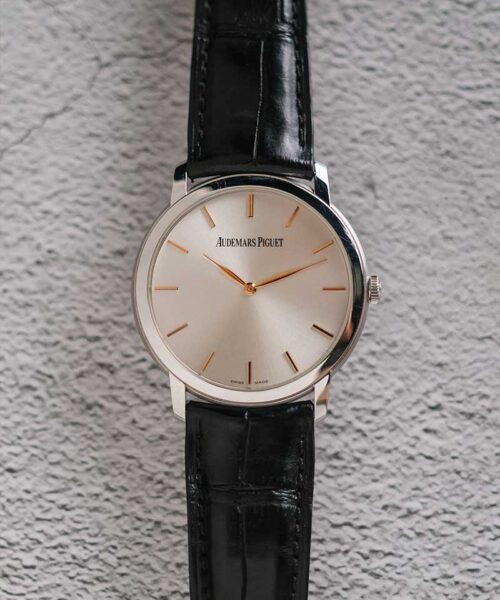 รับซื้อนาฬิกา Audemars Piguet Jules Audemars Extra-Thin 18K White Gold 15180OR.OO.A088CR