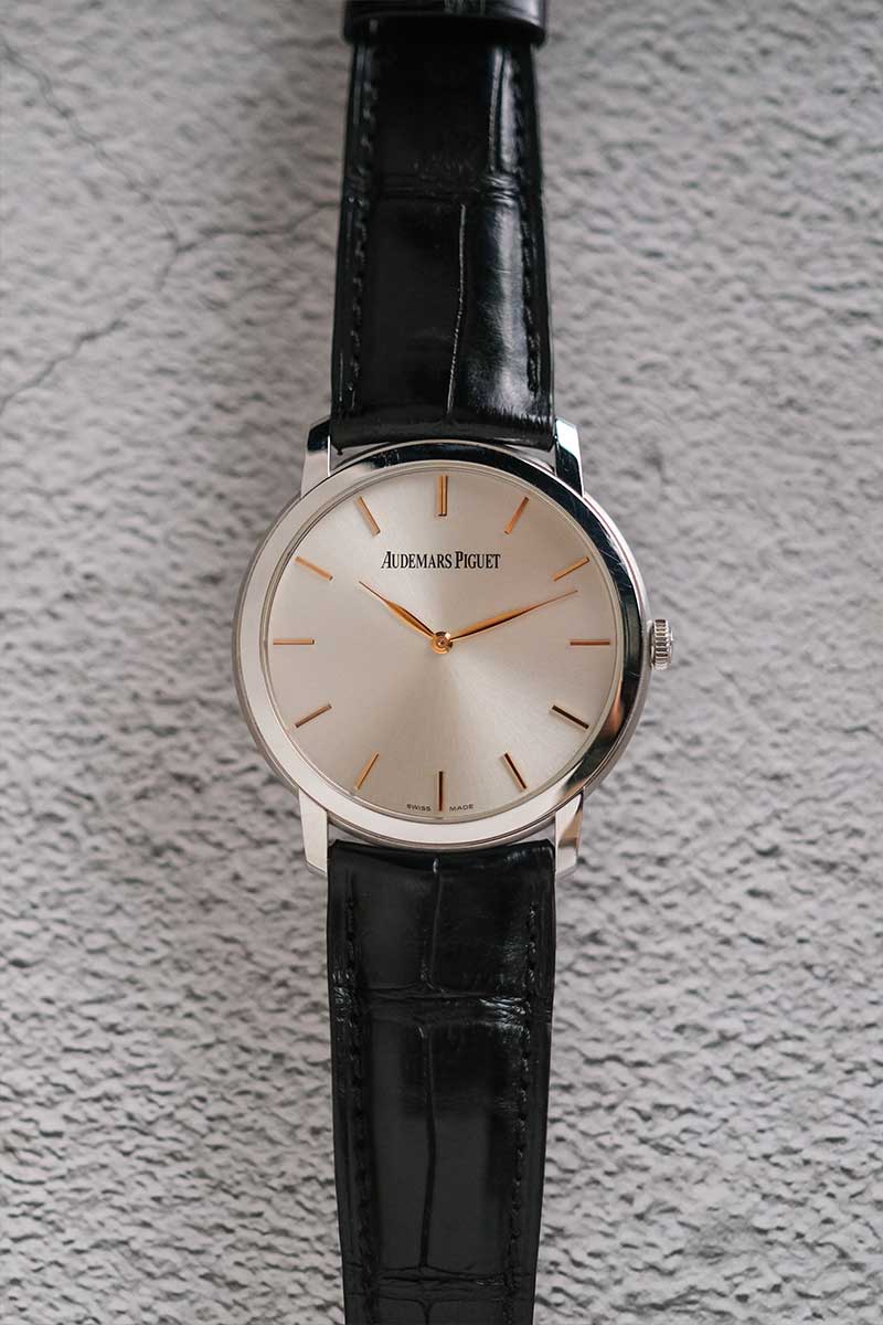 รับซื้อนาฬิกา Audemars Piguet Jules Audemars Extra-Thin 18K White Gold 15180OR.OO.A088CR